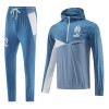 Olympique de Marseille Hoodie Sudadera De Entrenamiento 2023-24 Cuarto-Cremallera Azul Olympique de Marseille Hoodie Sudadera De Entrenamiento 2023-24 Cuarto-Cremallera Azul